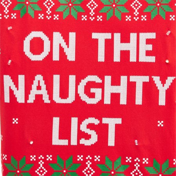 FREEZE naughty list light up sweatshirt - Picture 2 of 3